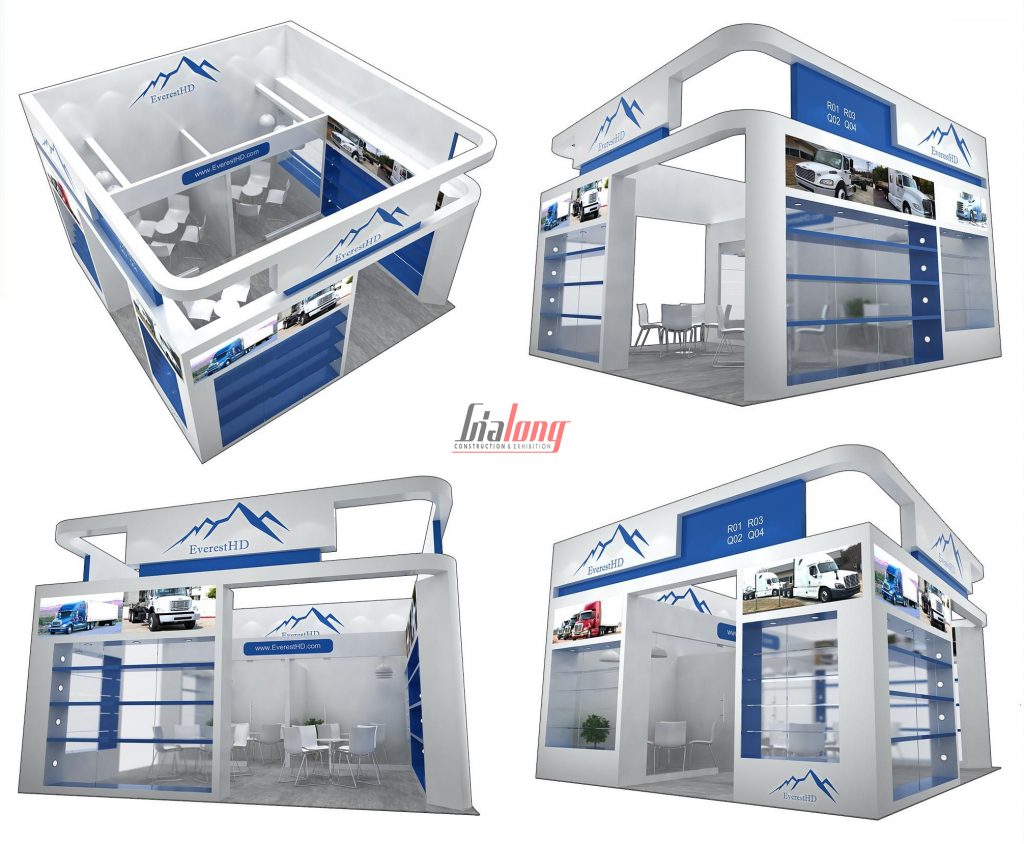 EVEREST HD booth was designed and completed by Gia Long