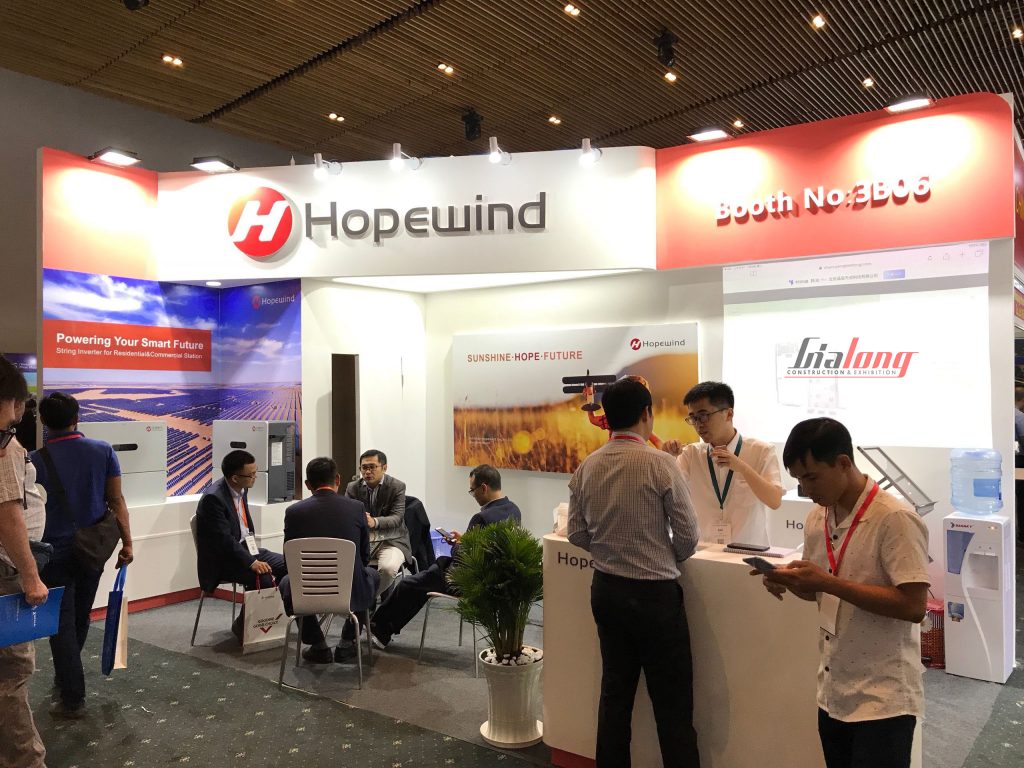 HOPEWIND - Design and construction of pavilions at Solar Show 2022