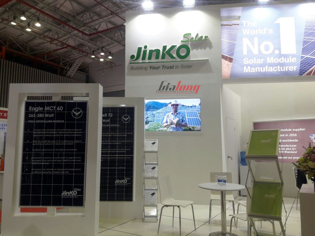JINKO - Design and construction of exhibition booth ETE 2017