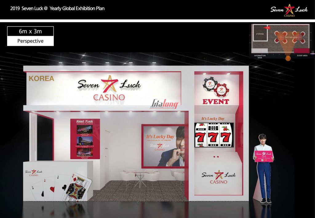 SevenLuck-Construction and design of exhibition booth ITE HCMC 2019