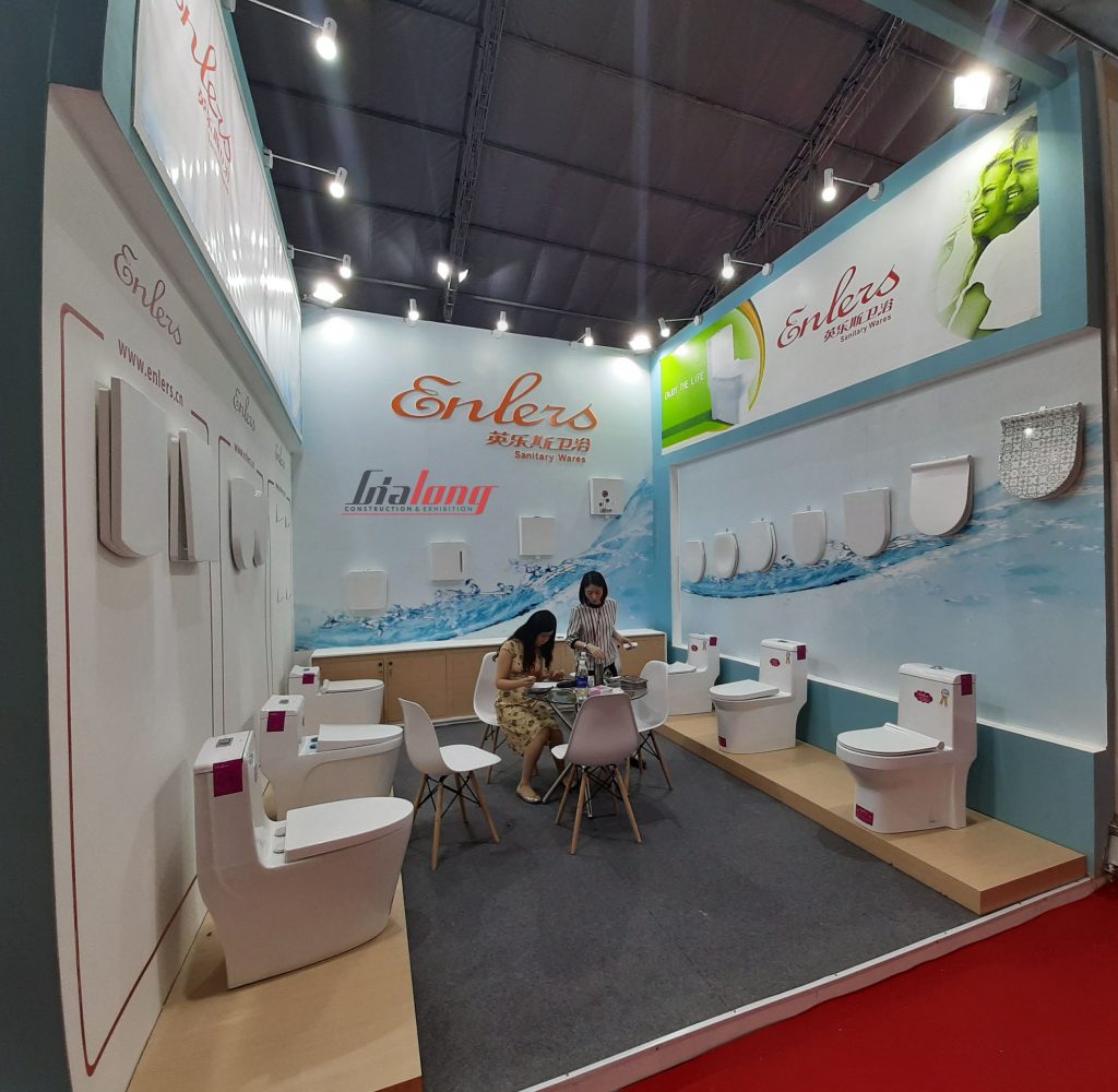 The Enleis exhibition stand was accomplished by Gia Long