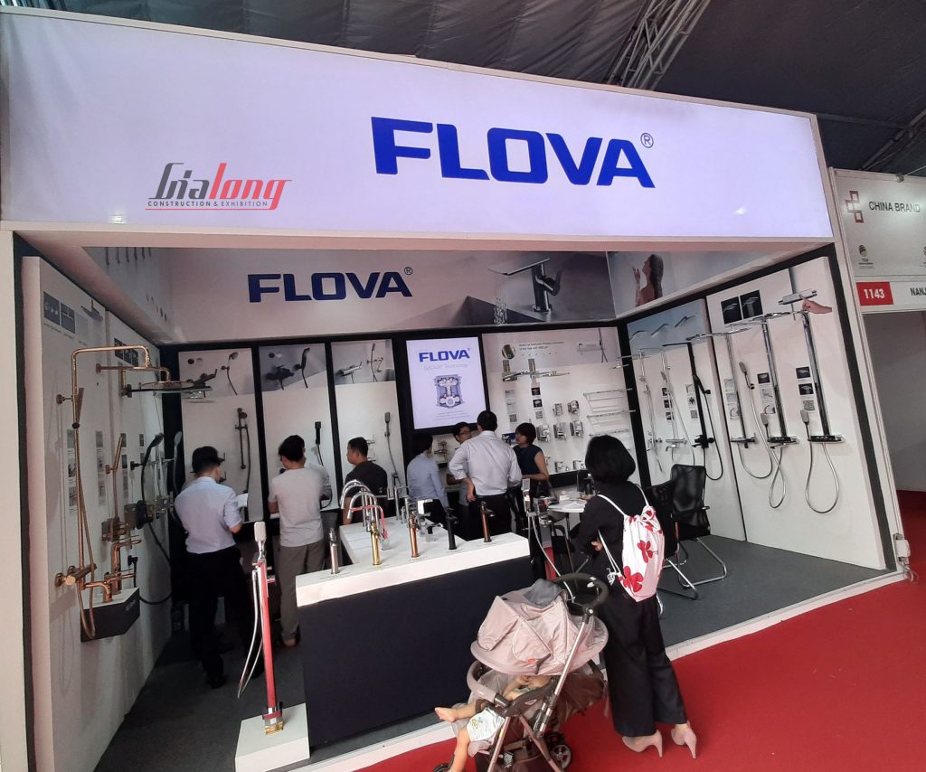 Flova selected Gia Long to be the exhibition stand designer and constructor.
