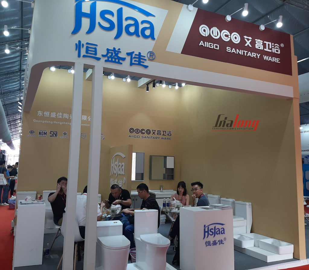 The stand of HSJAA was constructed by Gia Long