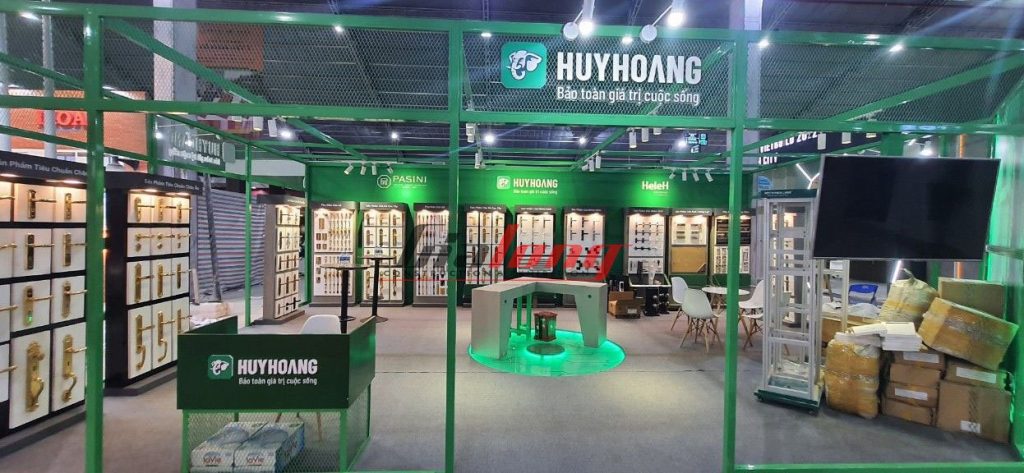 Huy Hoang - Construction and design of pavilions at Vietbuild HCMC 2022 International Exhibition