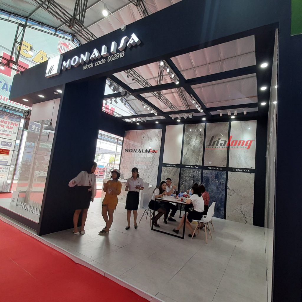 The Monalisa exhibition stand was constructed by Gia Long