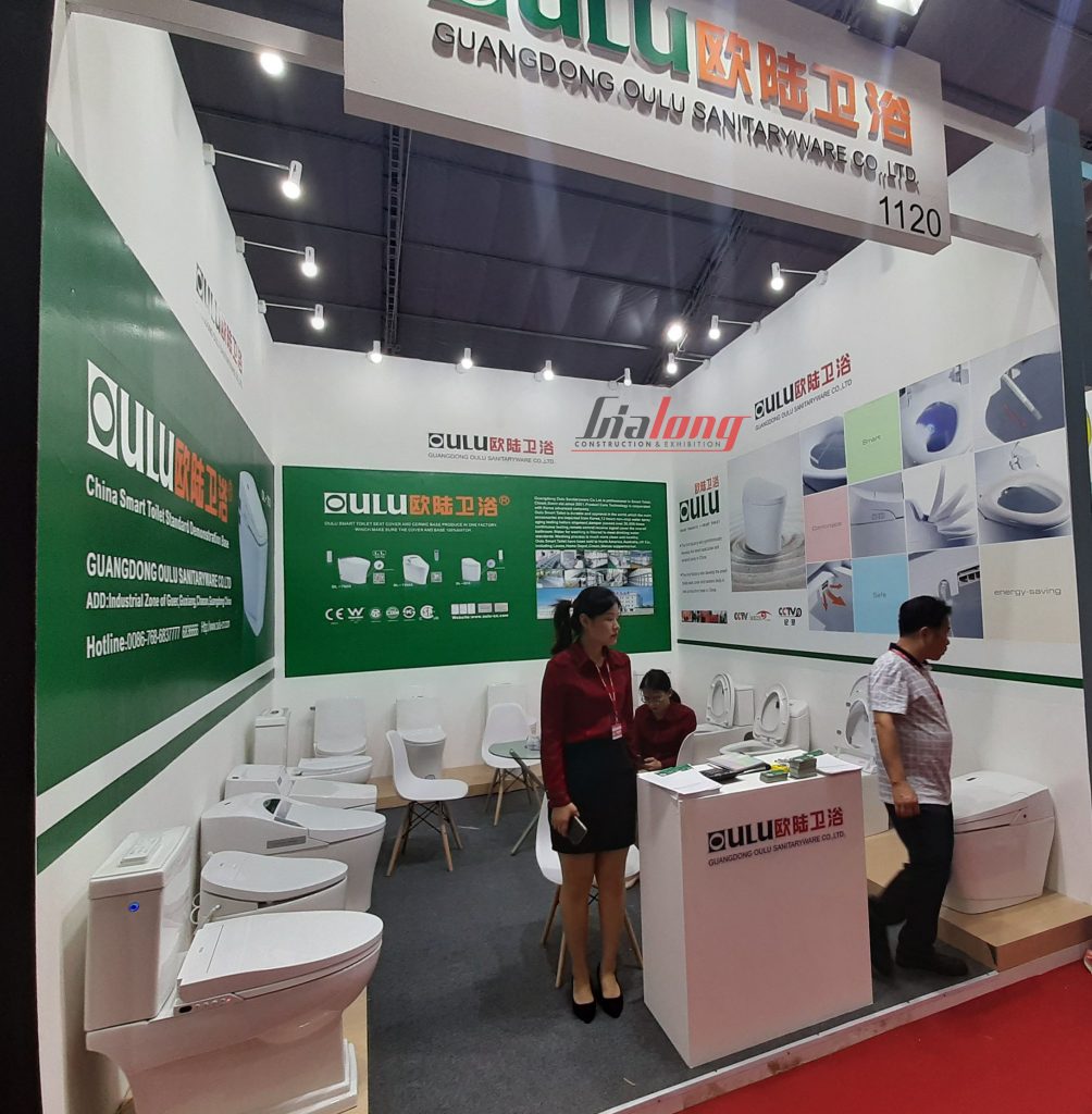 The OULU exhibition stand was designed and constructed by Gia Long