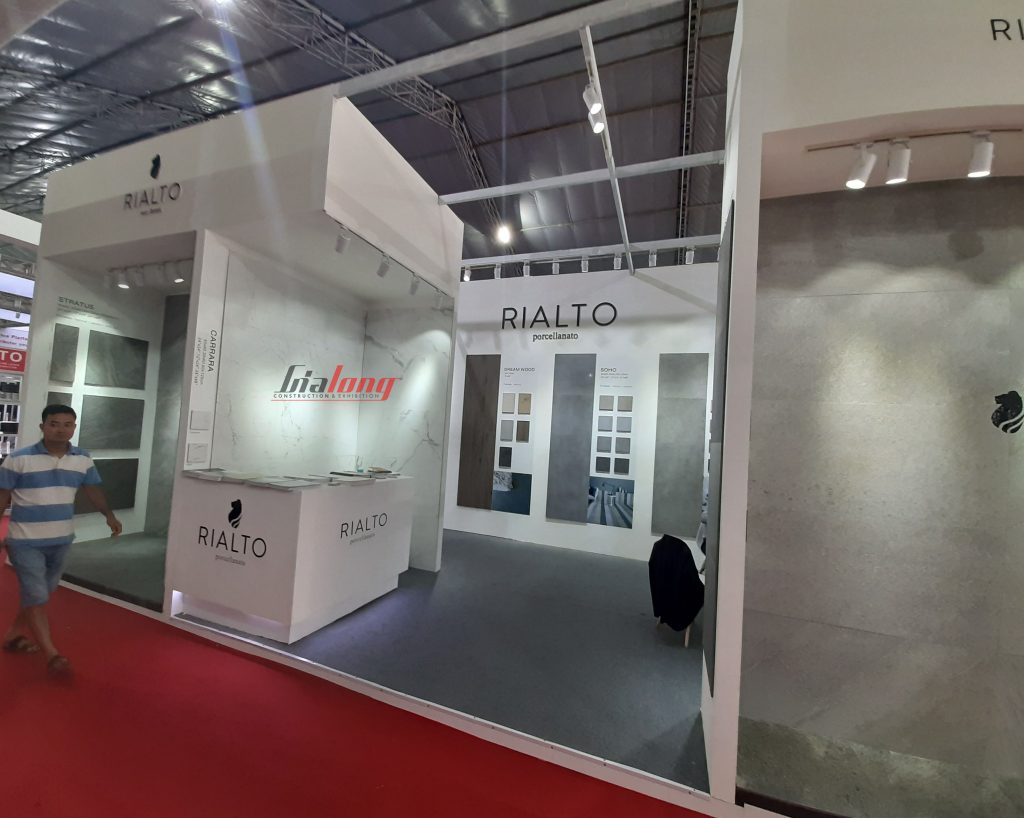 The Rialto exhibition stand was accomplished by Gia Long