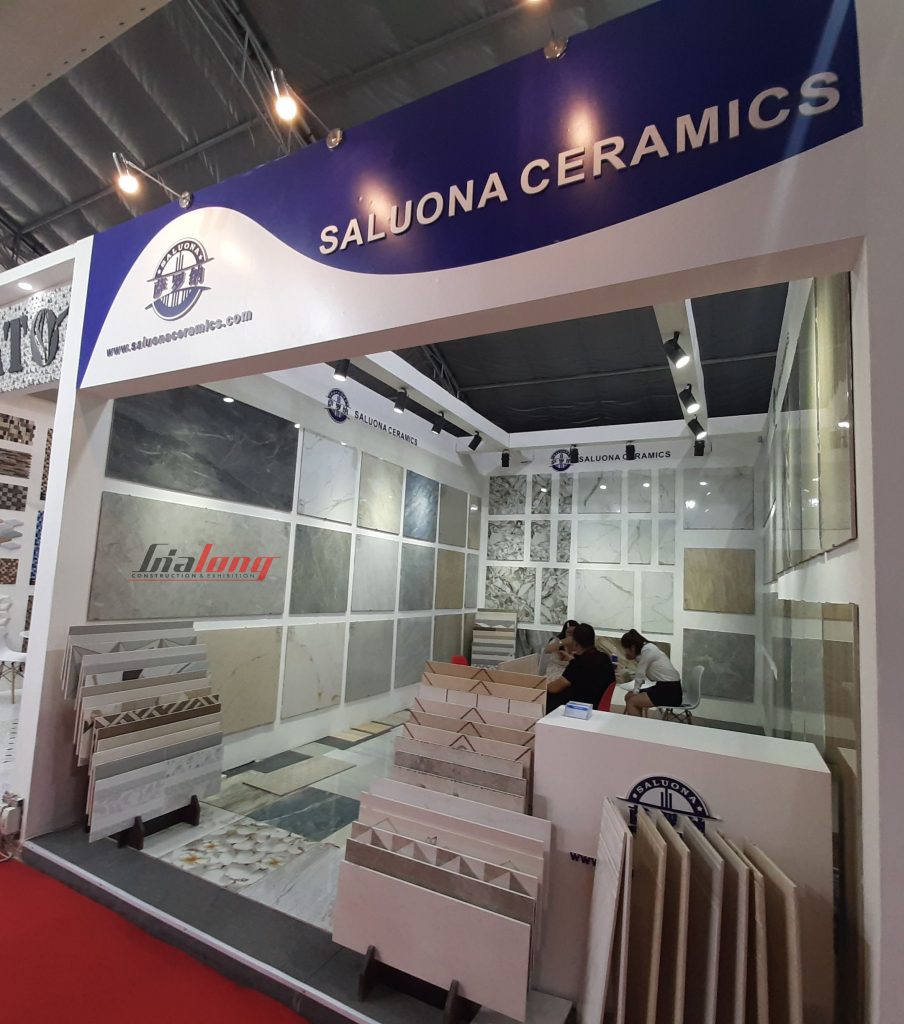 Saluona - assigned Gia Long to design and construct their exhibition stand
