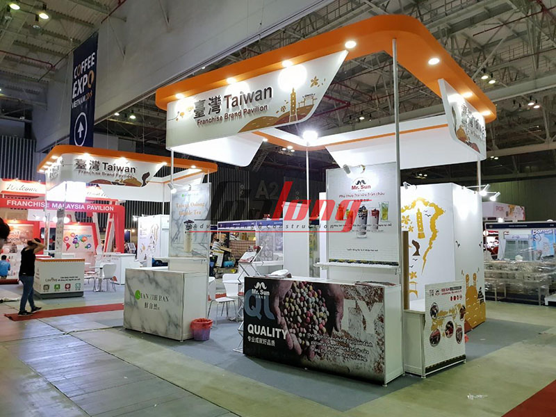 Taiwan - Construction of the exhibition CafeShow 2018