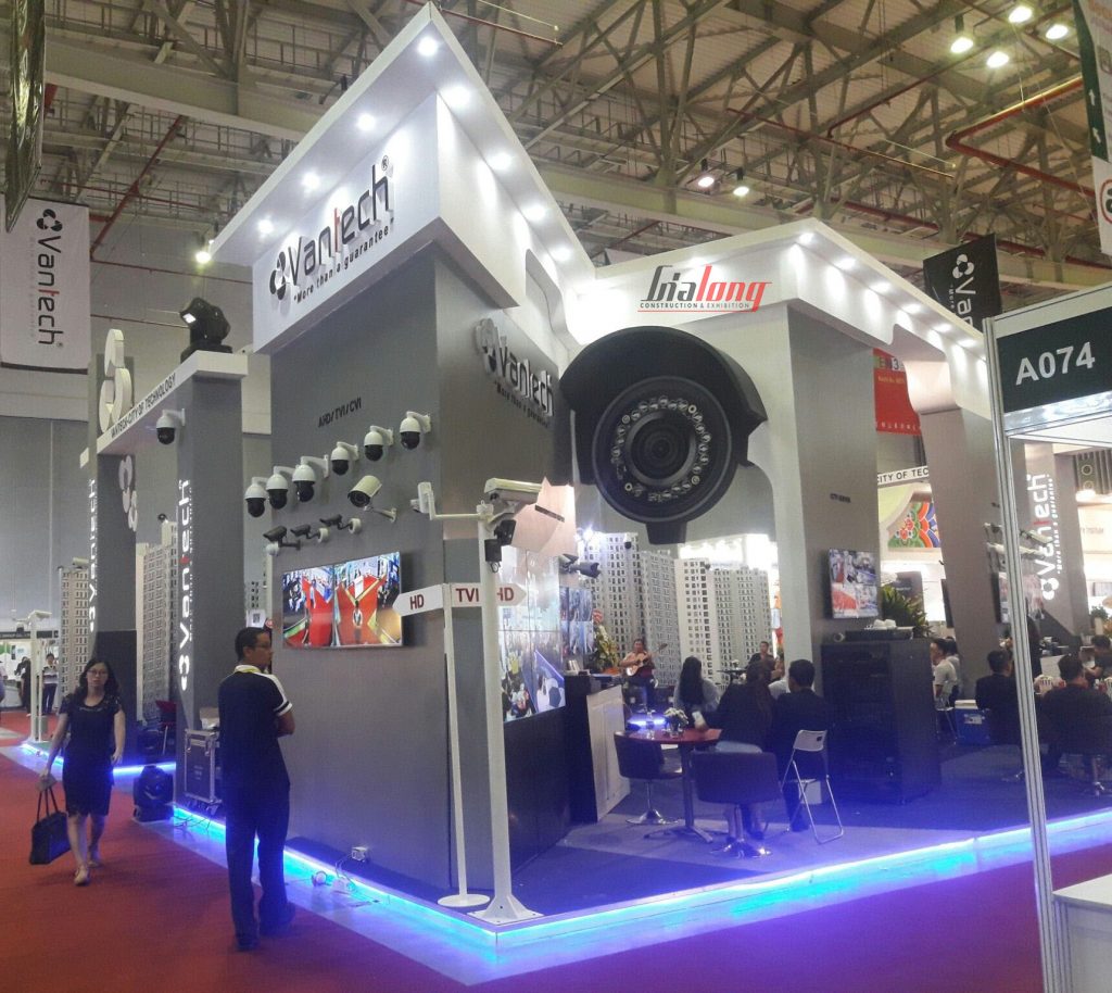 Vantech exhibition pavilion made by Gia Long