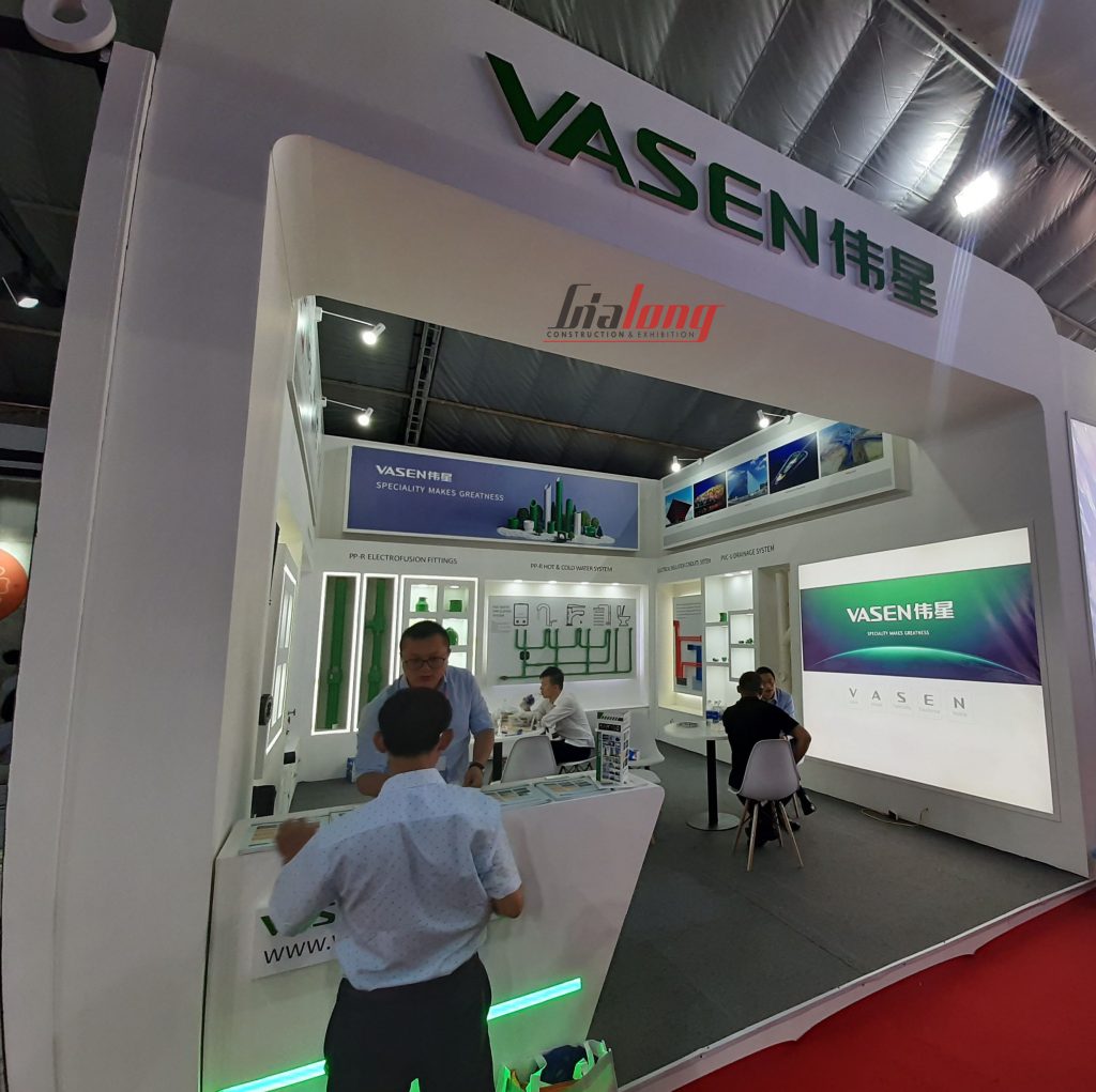 The exhibition stand of VASEN was accomplished by Gia Long