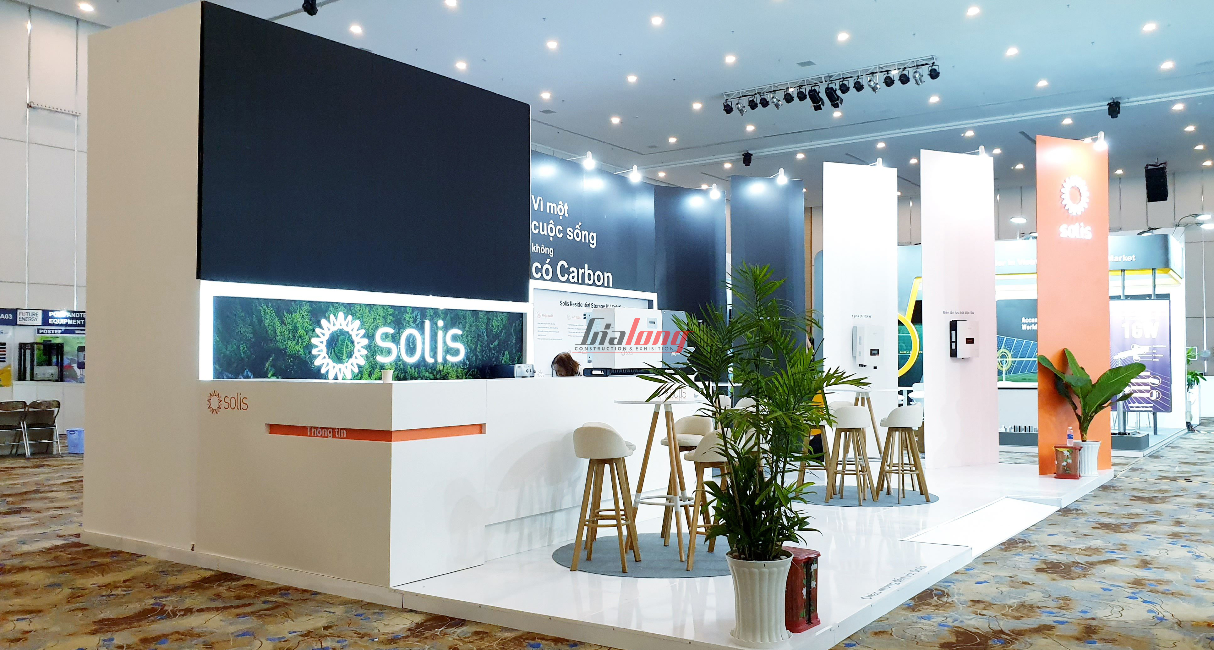 Design and construction of pavilions at Solar Show 2022