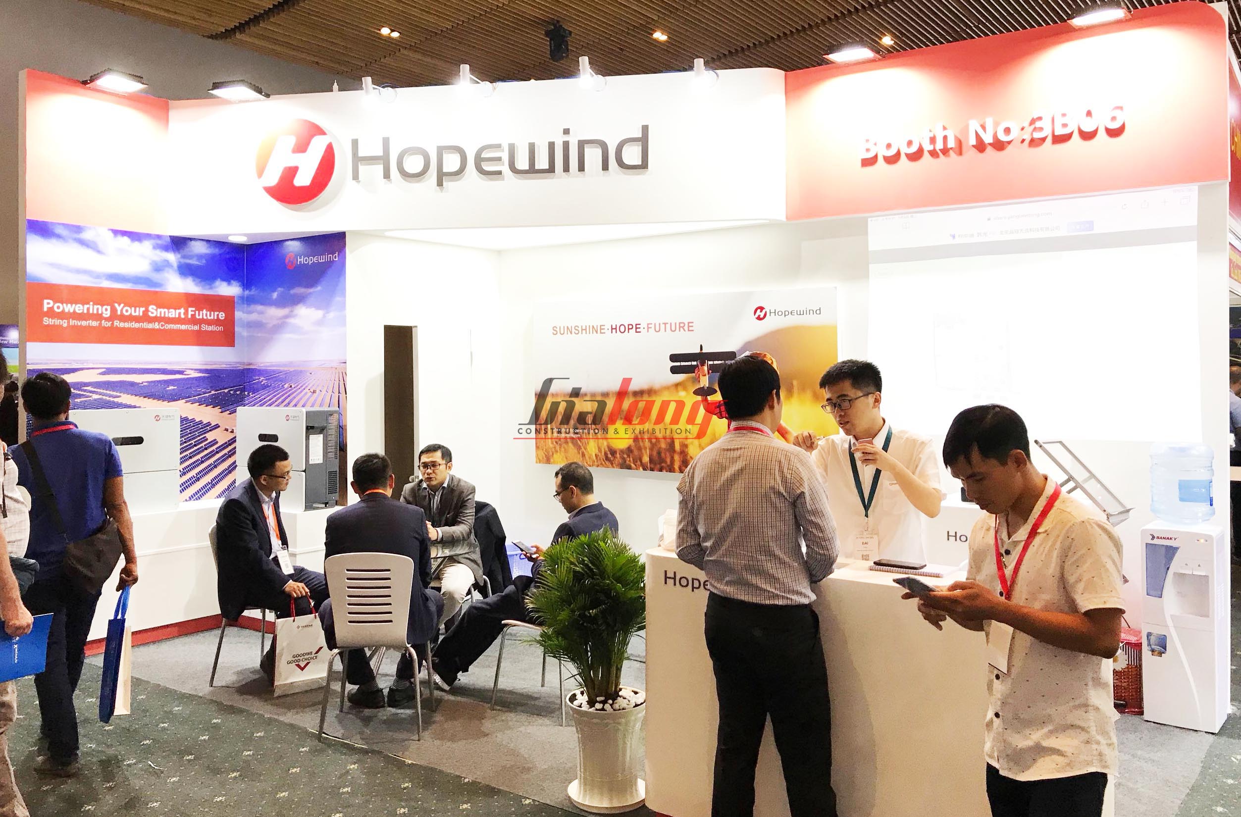 HOPEWIND - Design and construction of pavilions at Solar Show 2022