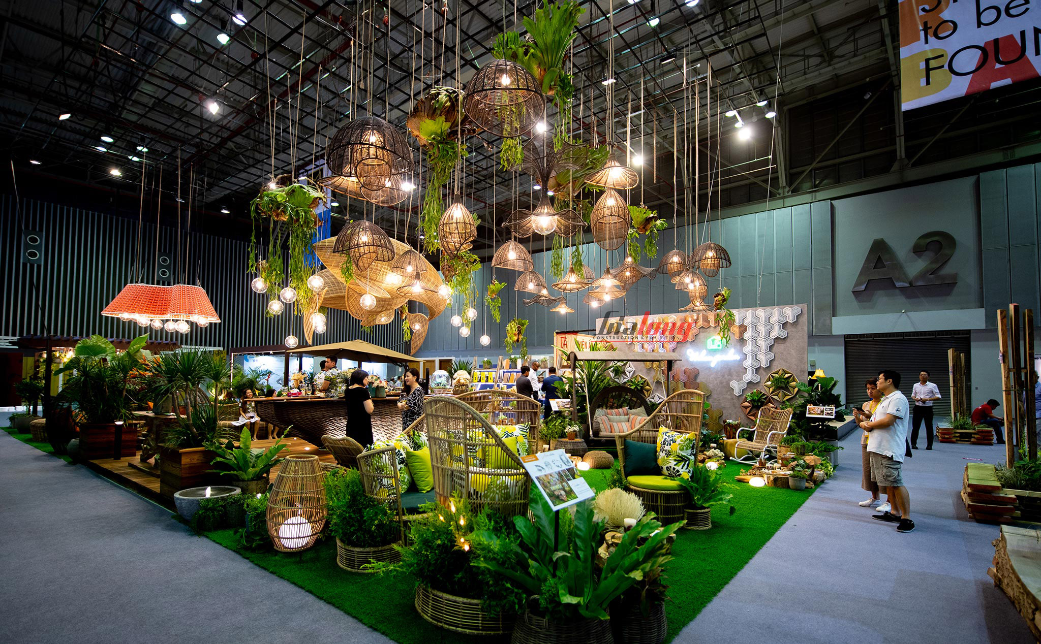Gian hàng trưng bày tại triển lãm Hawa Expo 2026 do Gia Long thi công