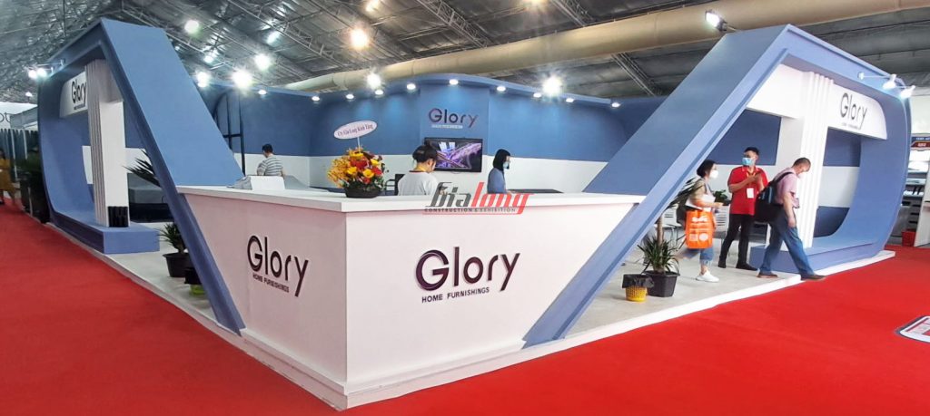 Glory - Gian hàng thiết kế và thi công bởi Gia Long