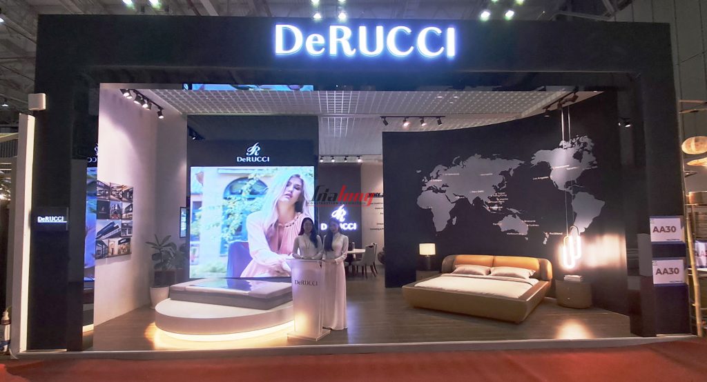 DeRUCCI - Booth designed and constructed by Gia Long