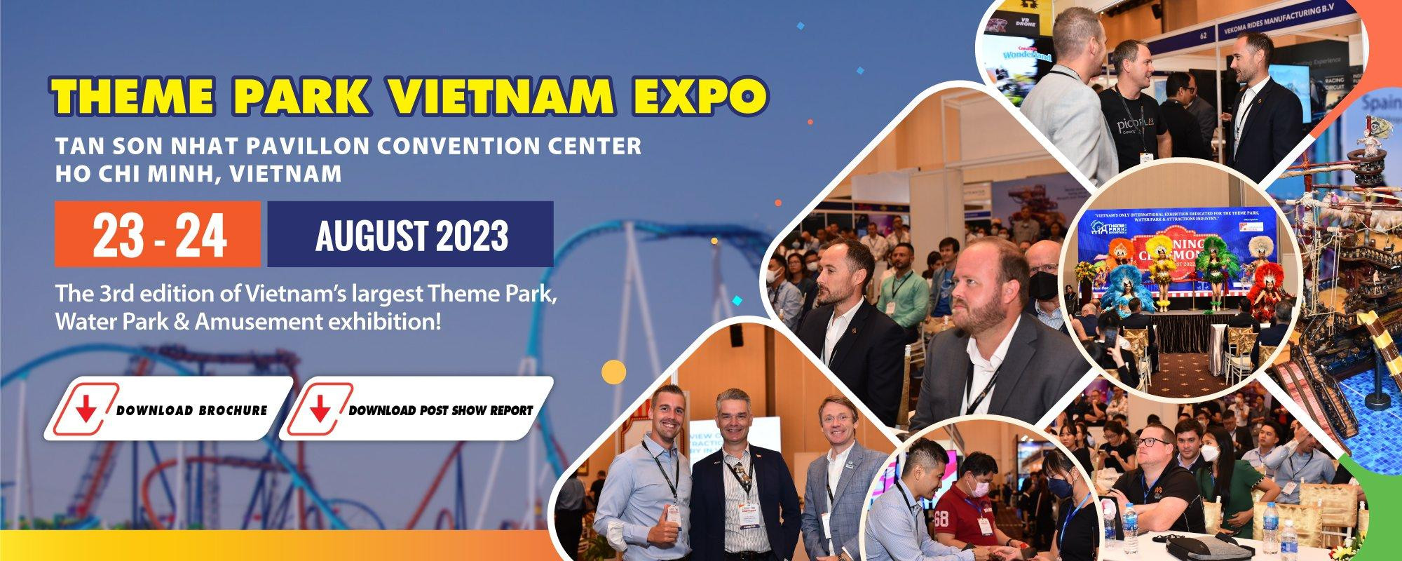 Theme Park Vietnam Expo 2023 - Thi công gian hàng triển lãm Theme Park Vietnam Expo