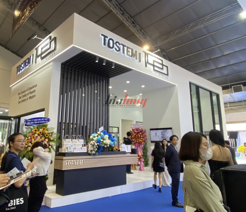 Tostem - được hoàn thiện bởi Gia Long - The Tostem booth was completed by Gia Long.