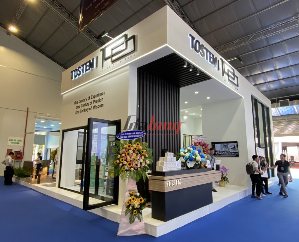 Tostem - được hoàn thiện bởi Gia Long - The Tostem booth was completed by Gia Long.