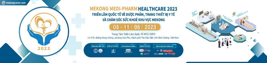 Mekong Medi-Pharm Healthcare 2023 - Thiết kế gian hàng Mekong Medi-Pharm Healthcare