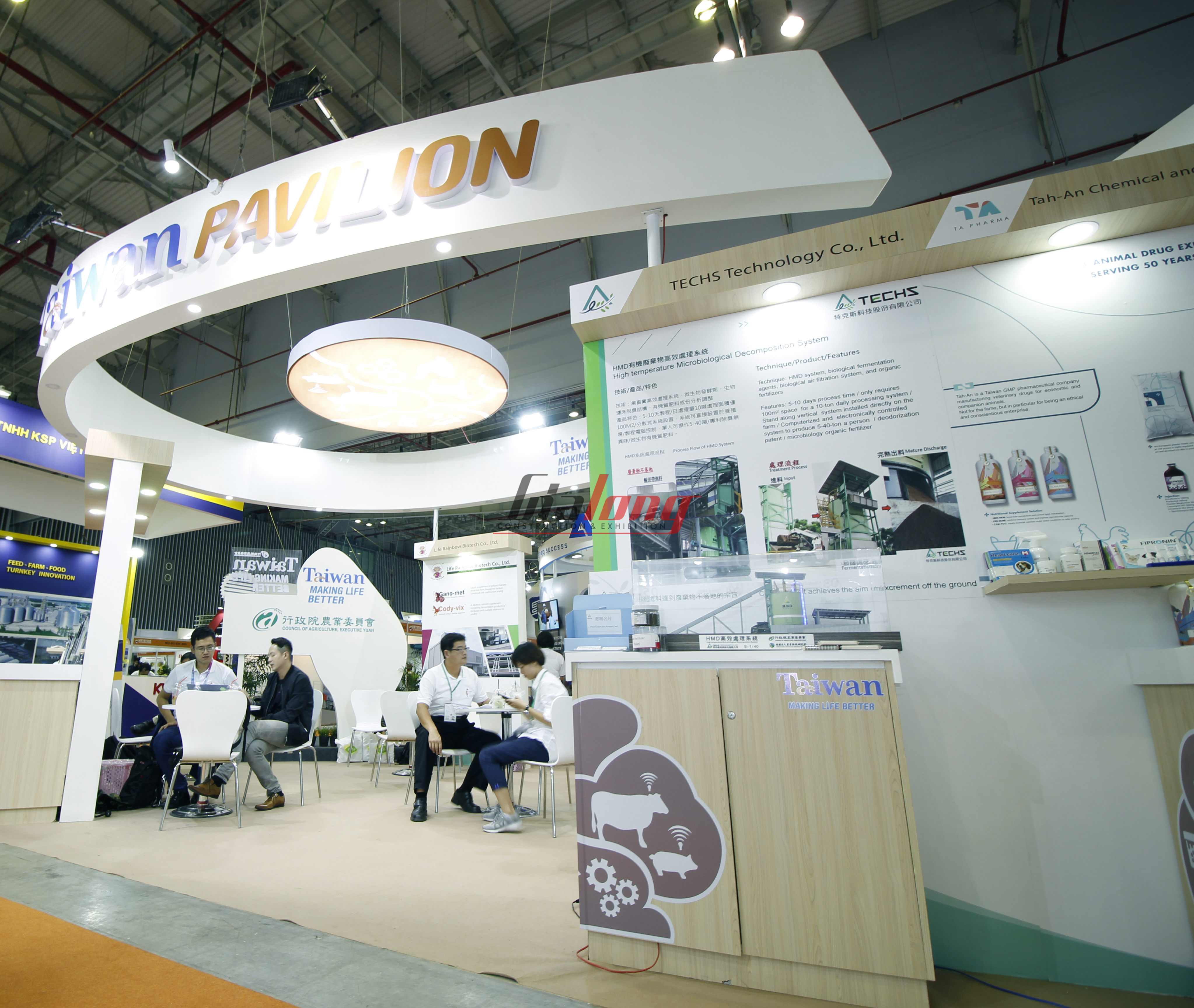 Taiwan Pavilion - Gian hàng được Gia Long thi công hoàn thiện - 2018
