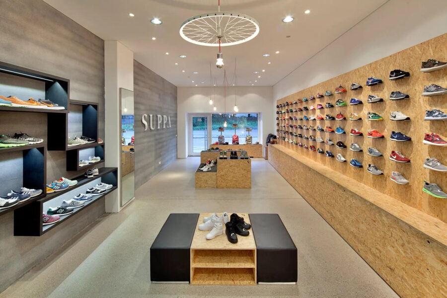 Tăng doanh thu với quy trình thiết kế shop giày dép chi tiết