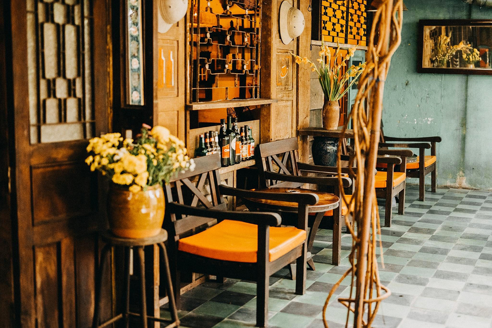 Thiết kế quán cafe với phong cách Vintage