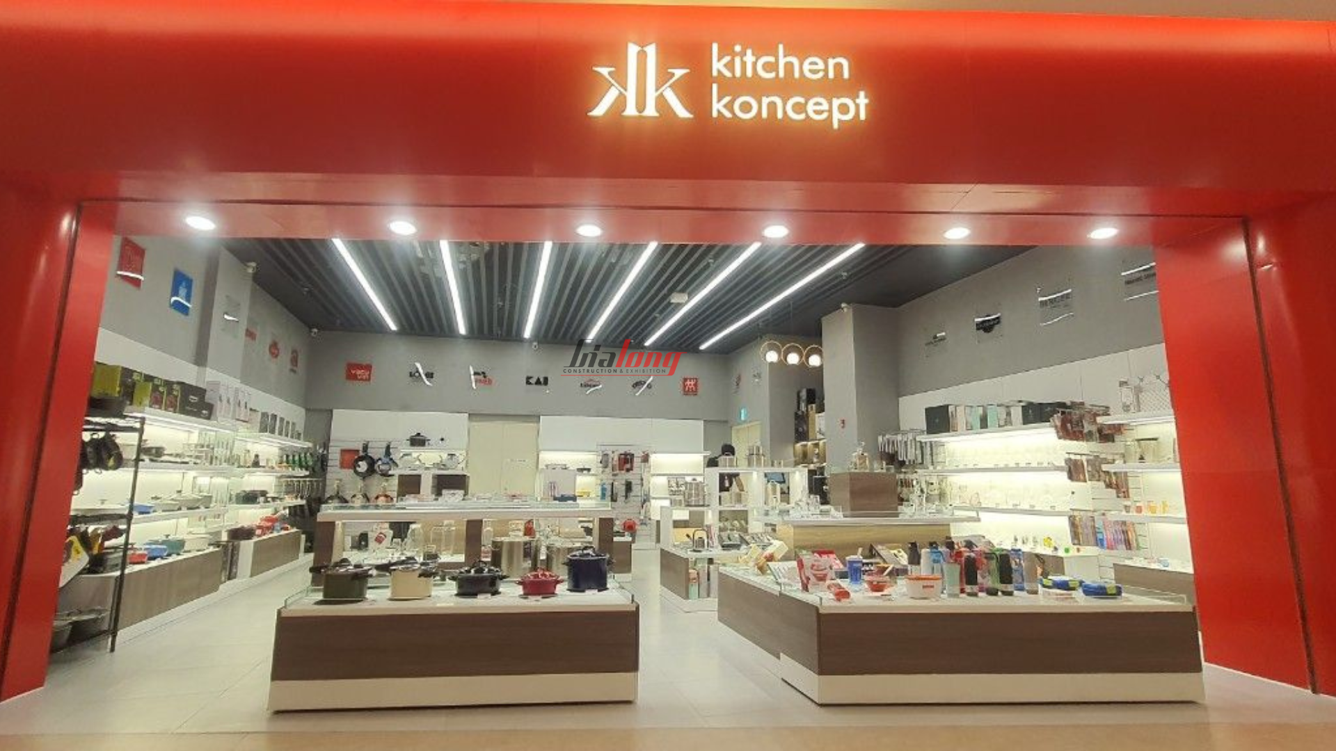 Kitchen Koncept - Showroom đươc thi công hoàn thiện bởi Gia Long