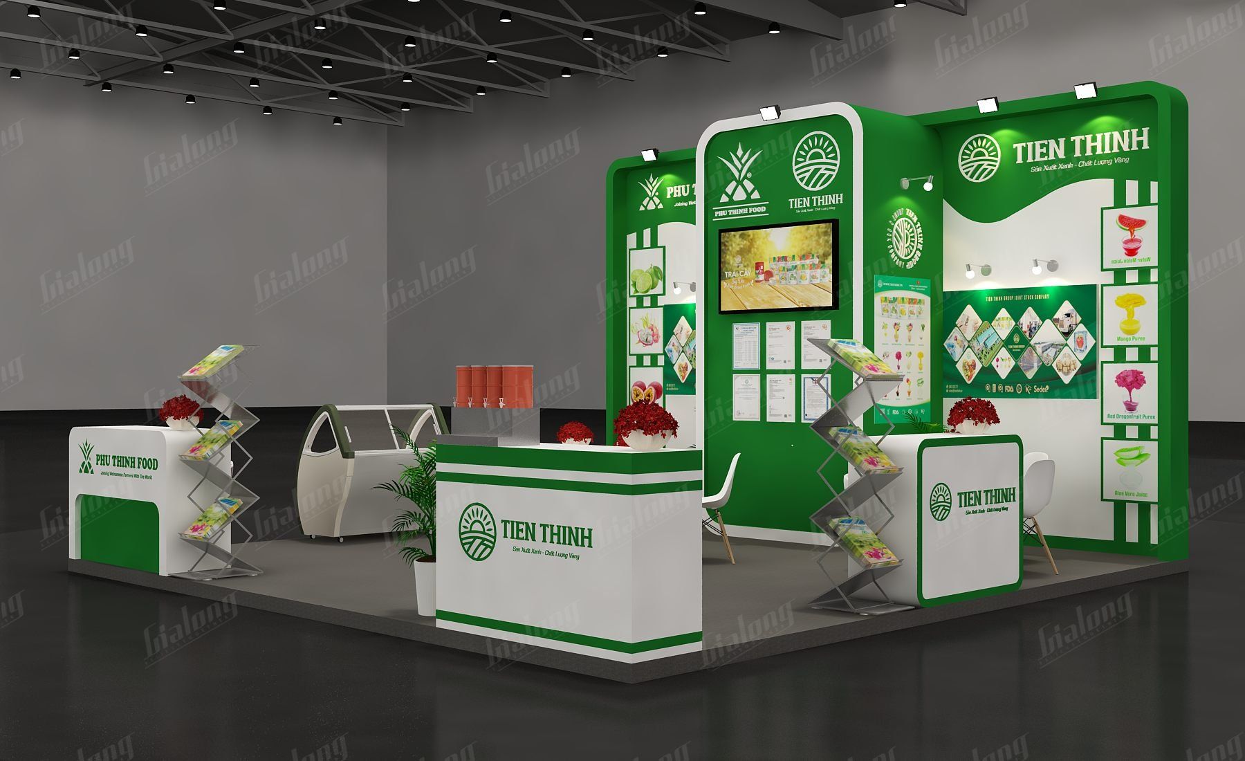 Exhibition booth design - Gia Long
