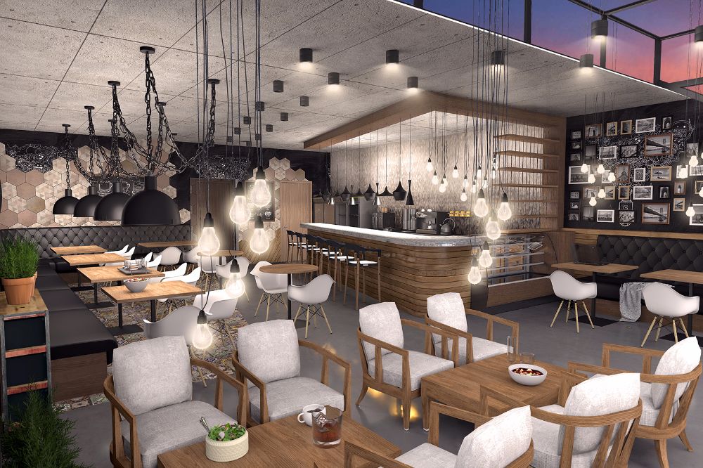 Top 5 Phong cách thiết kế quán cafe phong cách Industrial đẹp - Ấn tượng