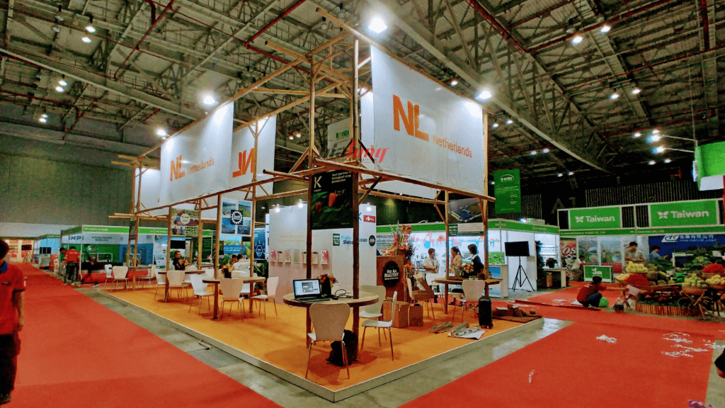 Booth displayed at the exhibition
