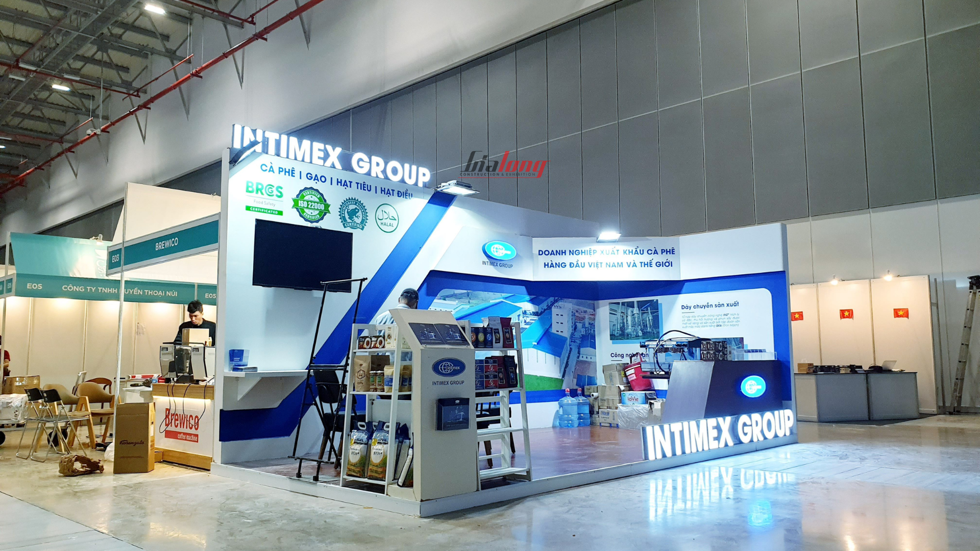 Exhibition booth at the trade fair - Vietnam Int'l Tea Show 2024