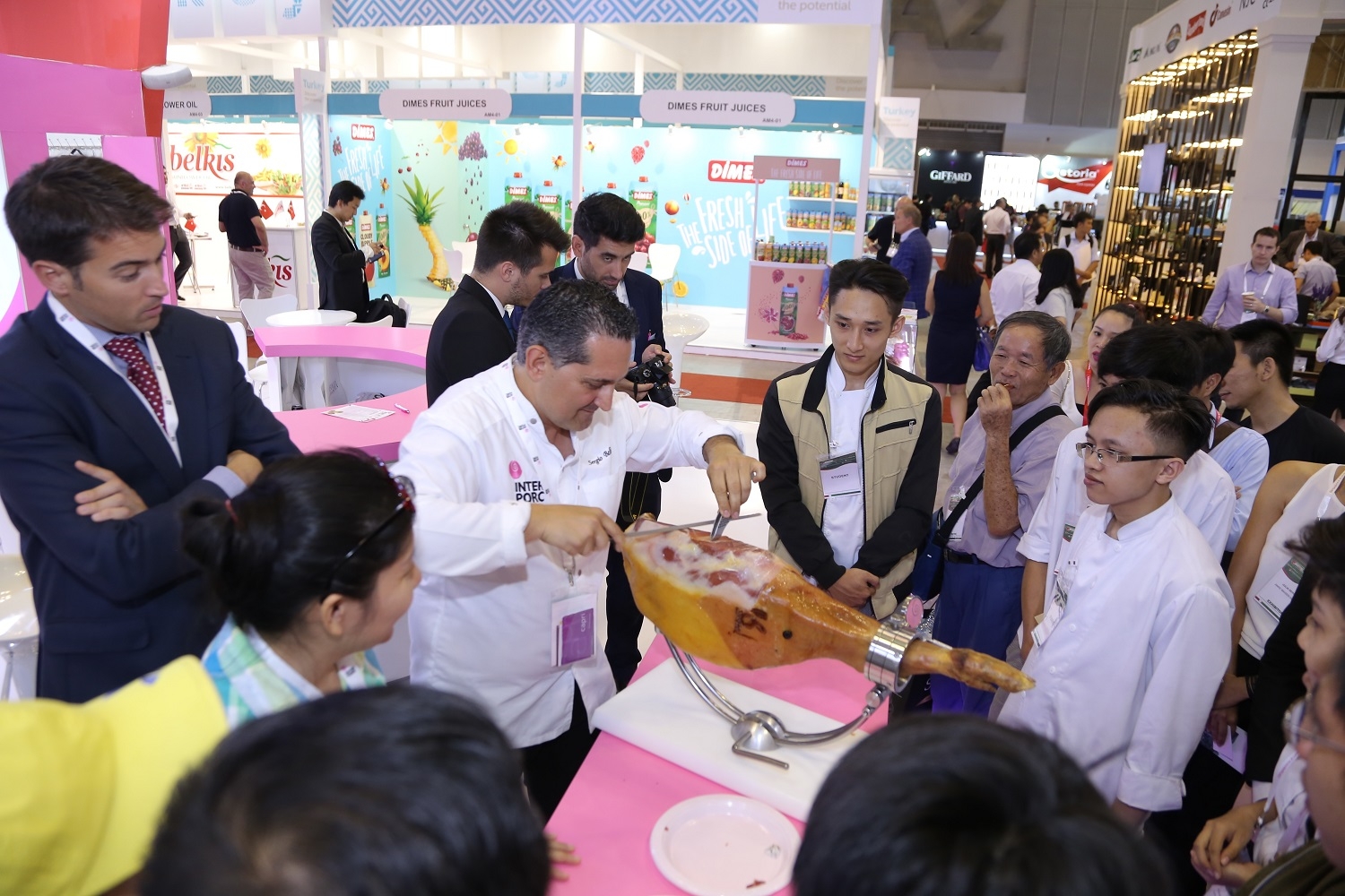 Many activities take place at the Food & Hotel Vietnam exhibition
