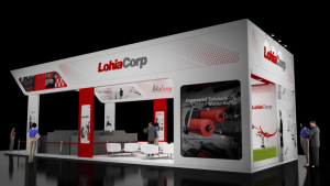 LohiaCorp - Construction of Plastic & Rubber Vietnam exhibition booth 2022
