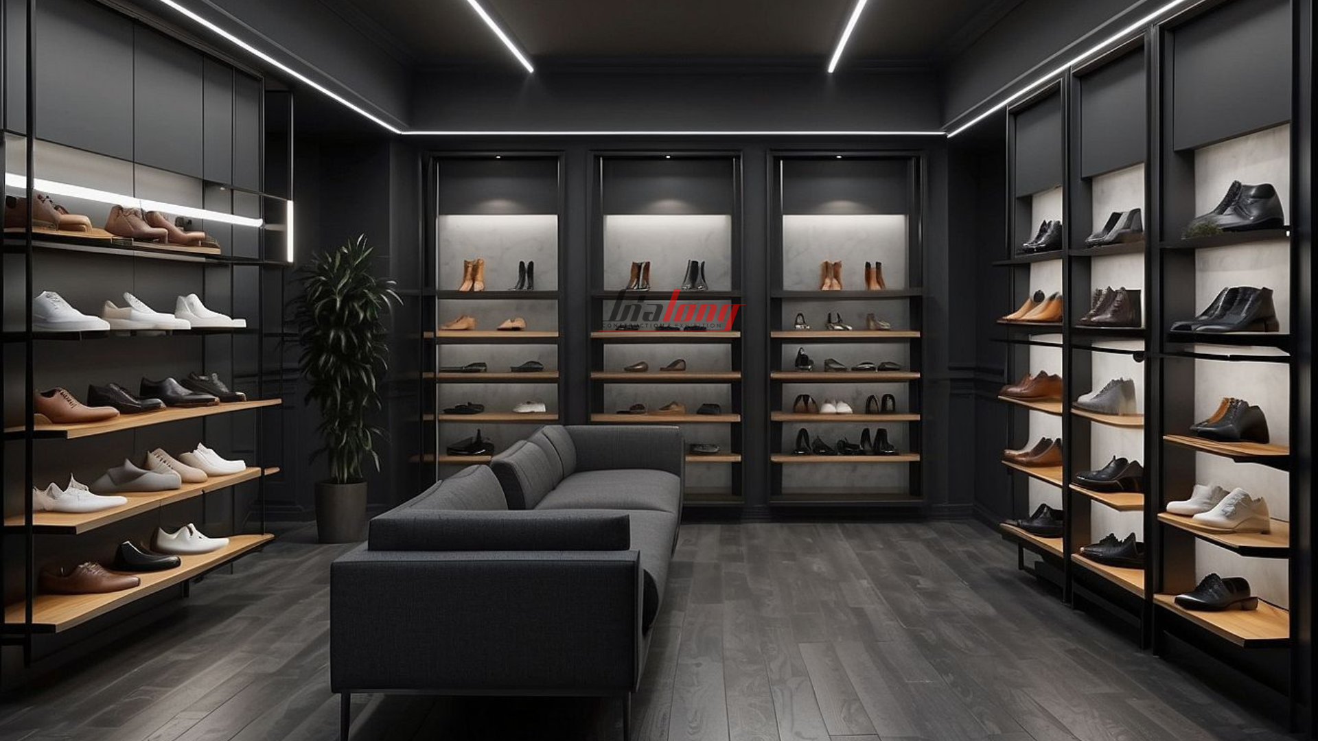 Thiết kế shop giày nam ấn tượng - Thịnh hành